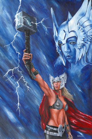 "Mistress of Storms" 11X17 Print by Kipsworld Art
