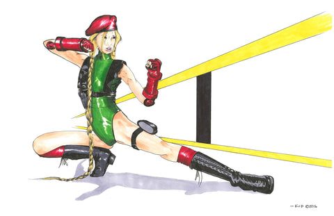 "Cammy" 11x17 Print by Kipsworld Art