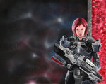 "Commander Shepard" 11x17 Print by Kipsworld Art