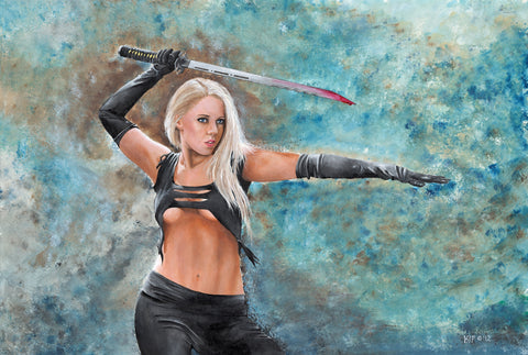 "D'Mitra" 11x17 Print by Kipsworld Art