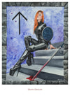 "Death Dealer"  11X17 Print by Kipsworld Art