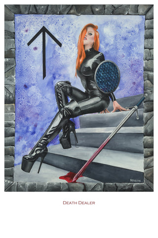 "Death Dealer"  11X17 Print by Kipsworld Art