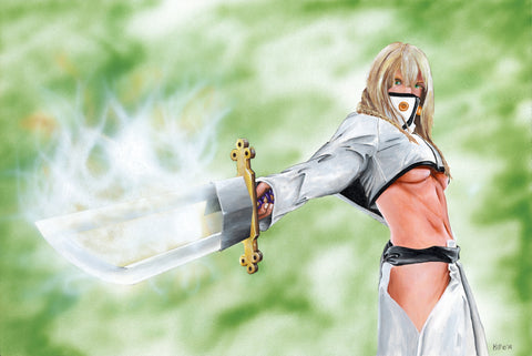 "Halibel" 11X17 Print by Kipsworld Art