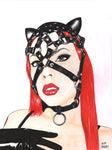 "Hellcat" 8.5x11 Print by Kipsworld Art