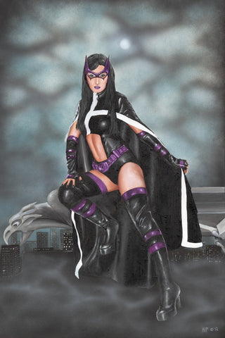 "Huntress - Dark City" 11X17 Print by Kipsworld Art