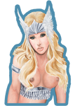 Freyja • high quality 3" decorative vinyl sticker