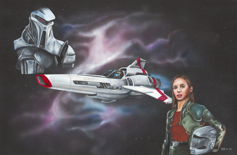 "One and the Same" 11x17 Print by Kipsworld Art