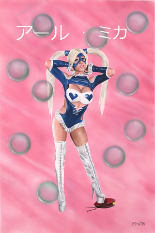 "R'Mika"  11X17 Print by Kipsworld Art