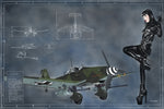 "Raubvogel"  12X18 Print by Kipsworld Art