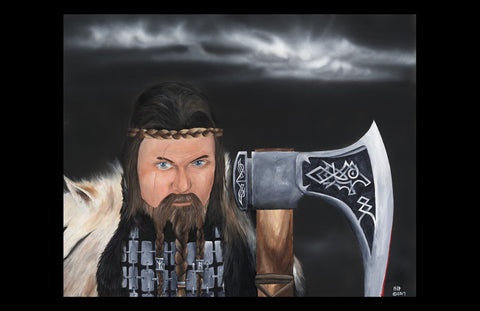 "Scars" 20x16 Original Acrylic Painting by Kipsworld Art