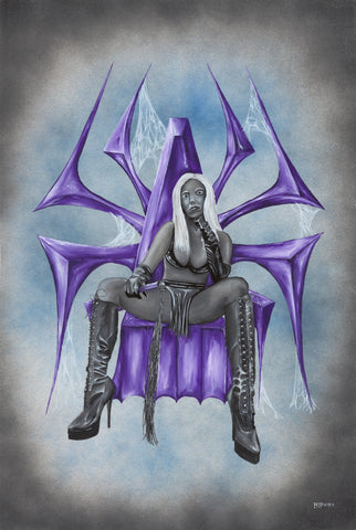 "Spider Priestess" 11X17 Print by Kipsworld Art