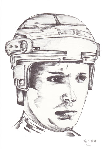 "Tron" 8.5x11 Print by Kipsworld Art