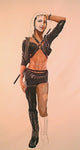 "Typhoid Mary" Original 20x30 Acrylic Painting by Kipsworld Art