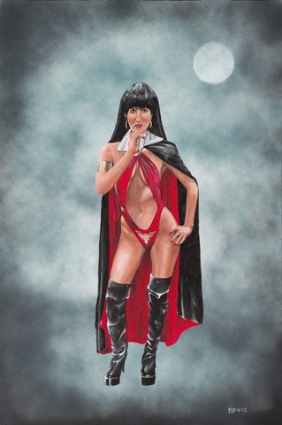 "Vampirella"  11X17 Print by Kipsworld Art