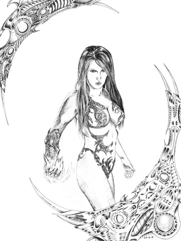 "Witchblade"  11X17 Print by Kipsworld Art
